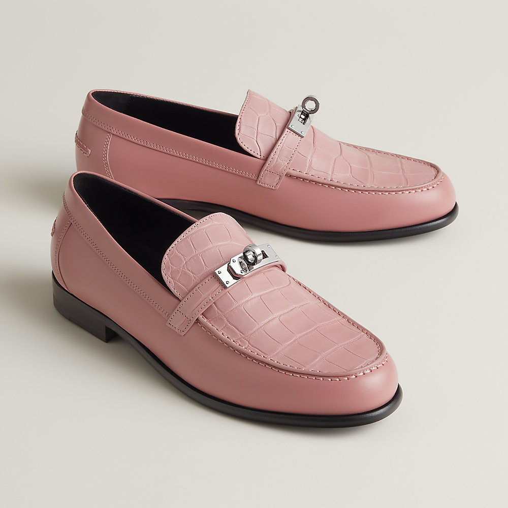 モカシン 《デスタン》 - ピンク | Hermès - エルメス-公式サイト